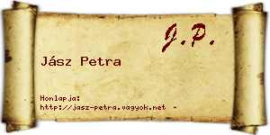 Jász Petra névjegykártya
